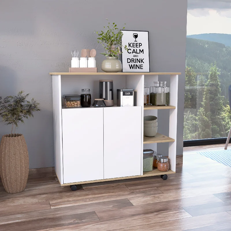 Streamdale Paprika Kitchen Cart