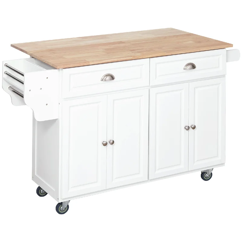 Streamdale Rolling Kitchen Island on Wheels