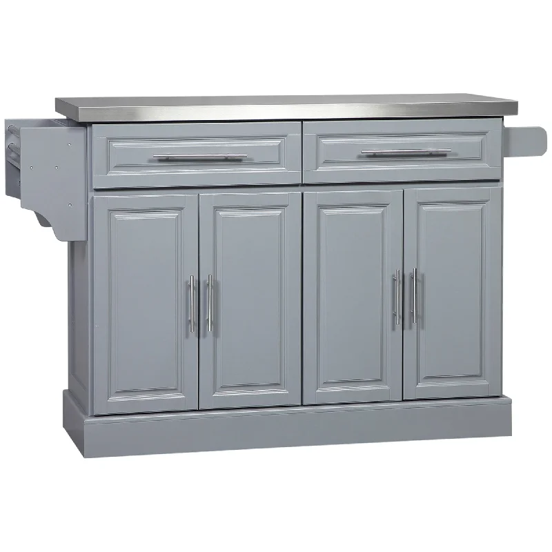 Streamdale Rolling Kitchen Island with Storage