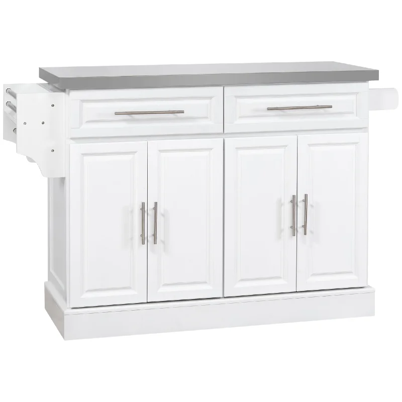 Streamdale Rolling Kitchen Island with Storage