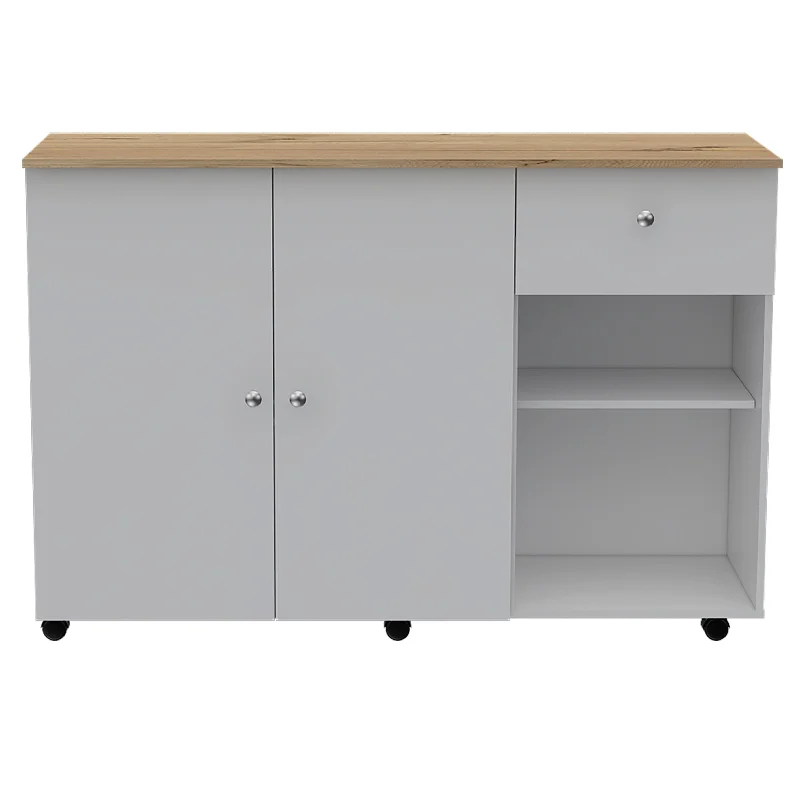 Streamdale Sayville 2-Drawer 2-Shelf Kitchen Island Wengue