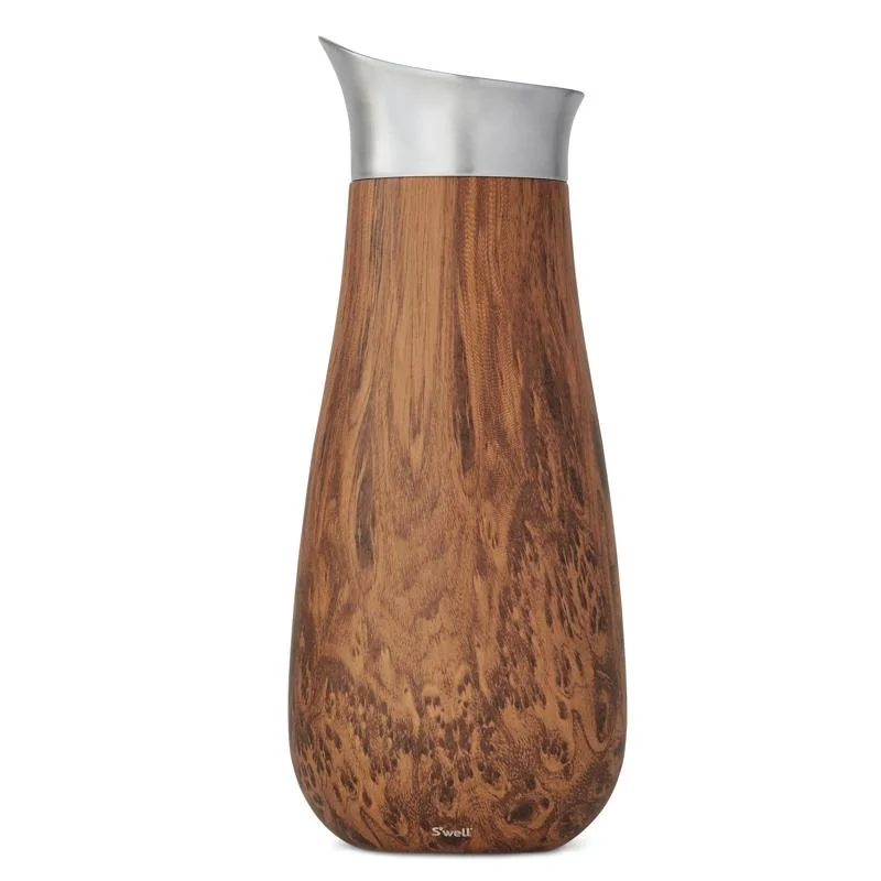 Swell 1.5 Litre Bar Carafe, Teakwood