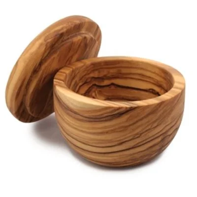 Swissmar Napoli Olive Wood Salt Keeper, 2.7" x 2"