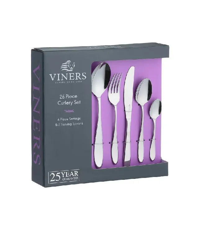 Stainless Steel Cutlery | Set of 26