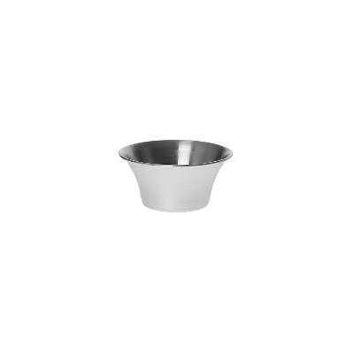 TableCraft 4 Oz Flared Sauce Cup, Stainless Steel 12 /Case