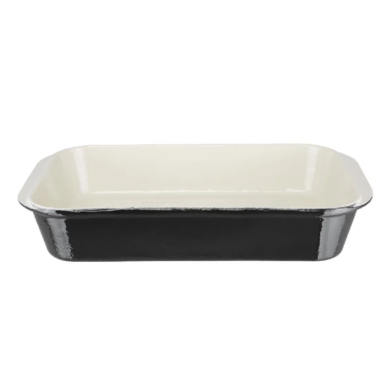 Vogue Black Cast Iron Roasting Dish 5Ltr