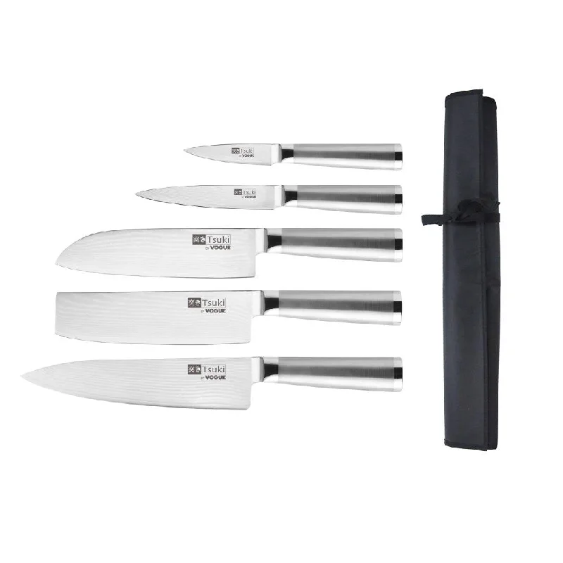 Vogue Tsuki 5 Piece Series 8 Knife Set and Wallet