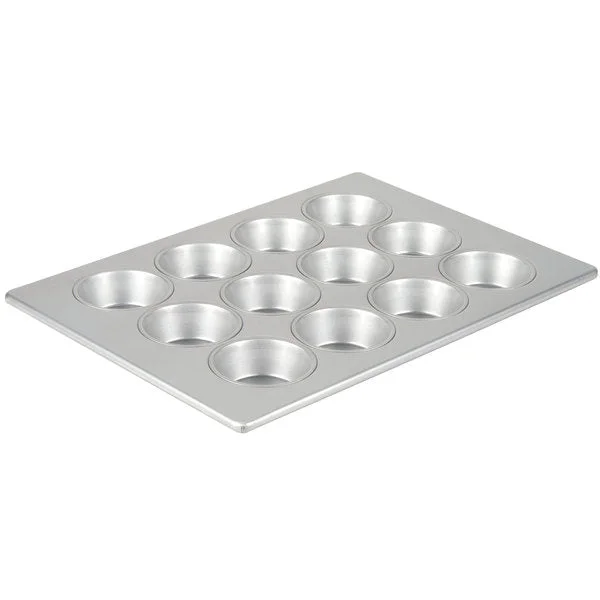 Commercial 5 oz. Glazed Aluminized Steel Jumbo Muffin / Cupcake Pan