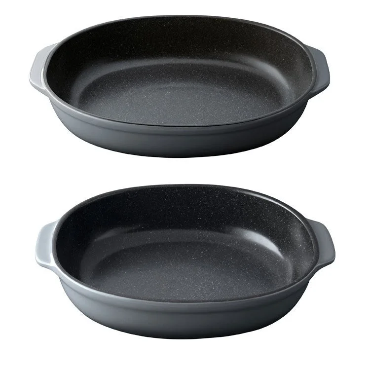 Gem Oval Stoneware Bakeware Two-Piece Set