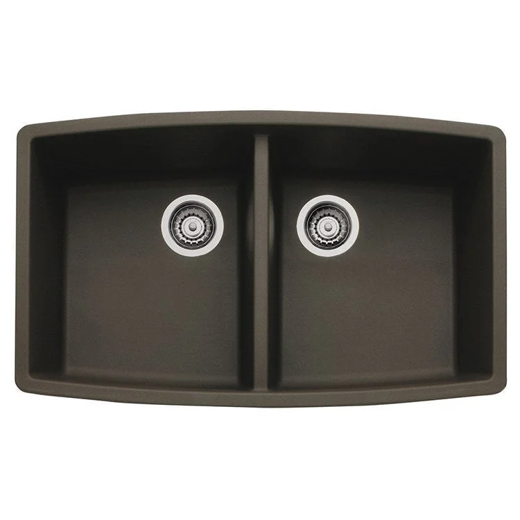 Performa 33" Equal Double Bowl Silgranit Undermount Kitchen Sink