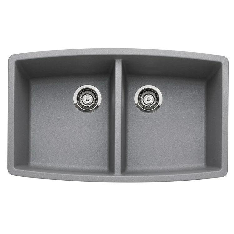 Performa 33" Equal Double Bowl Silgranit Undermount Kitchen Sink