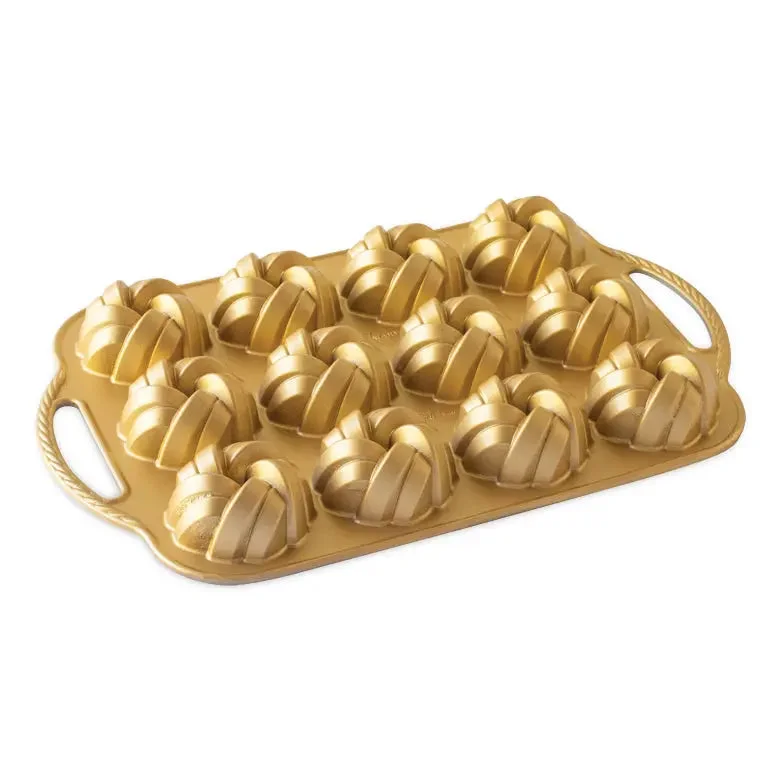 Nordic Ware 75th Anniversary Braided Mini Bundt® Pan