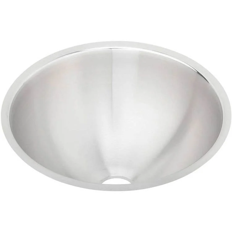 Sink Bowl Asana Single Bowl Undermount with Reveal 14.375 x 6 Inch Lustrous Satin