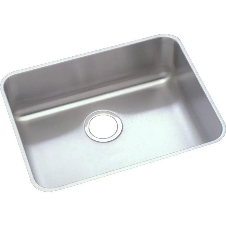 Lustertone 22-1/2" Single Bowl Stainless Steel Undermount Laundry Kitchen Sink