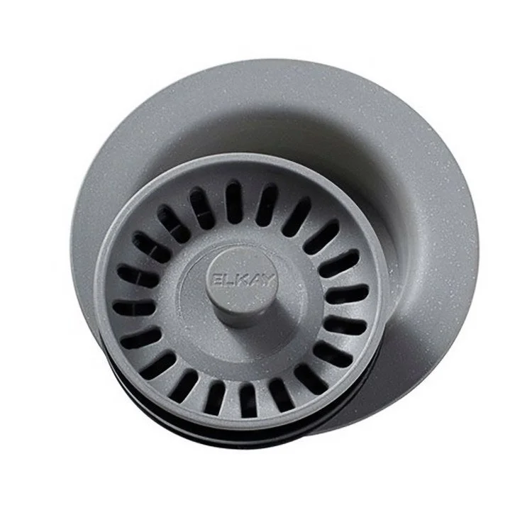 Disposal Flange with Removable Basket Strainer and Rubber Stopper Greystone 3-1/2 Inch Polymer for Sinks with 3-1/2" Drain Opening