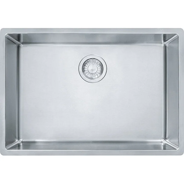 Kitchen Sink Cube 26-5/8 x 17-3/4 Inch Single Bowl Stainless Steel Undermount Rectangle