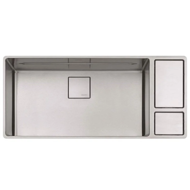 Chef Center 42" x 19" Single Bowl 18-Gauge Stainless Steel Undermount Kitchen Sink Workstation