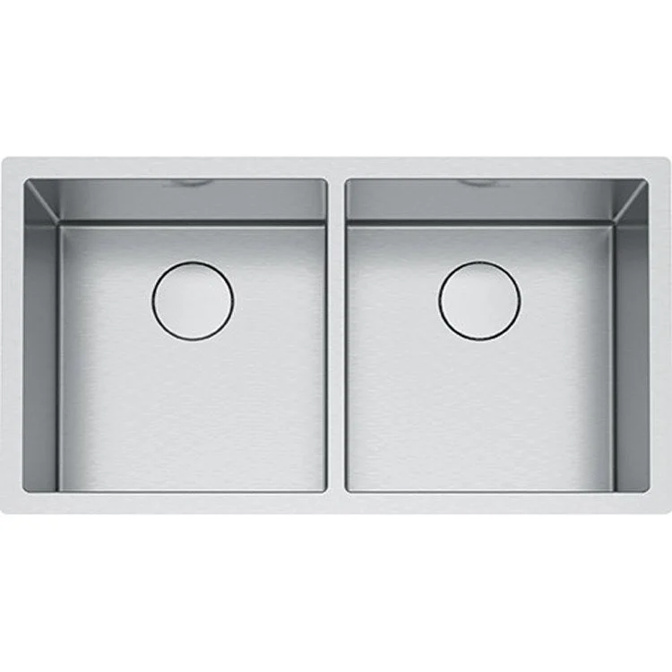 Professional 2.0 35.5" x 19.5" Double Bowl 16-Gauge Stainless Steel Undermount Kitchen Sink