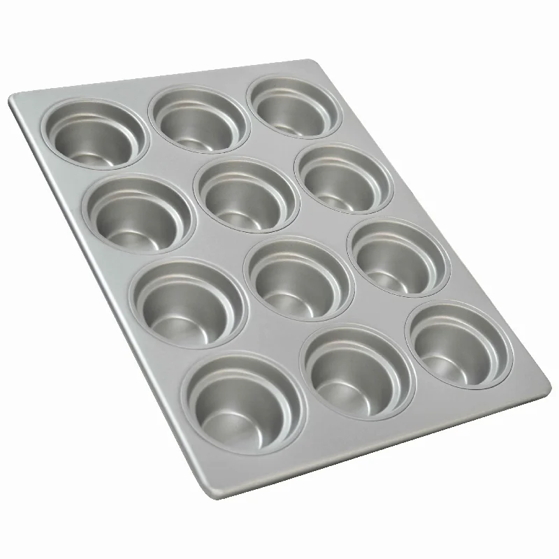 Commercial 7.33 oz. Glazed Aluminized Steel Jumbo Crown Muffin Pan