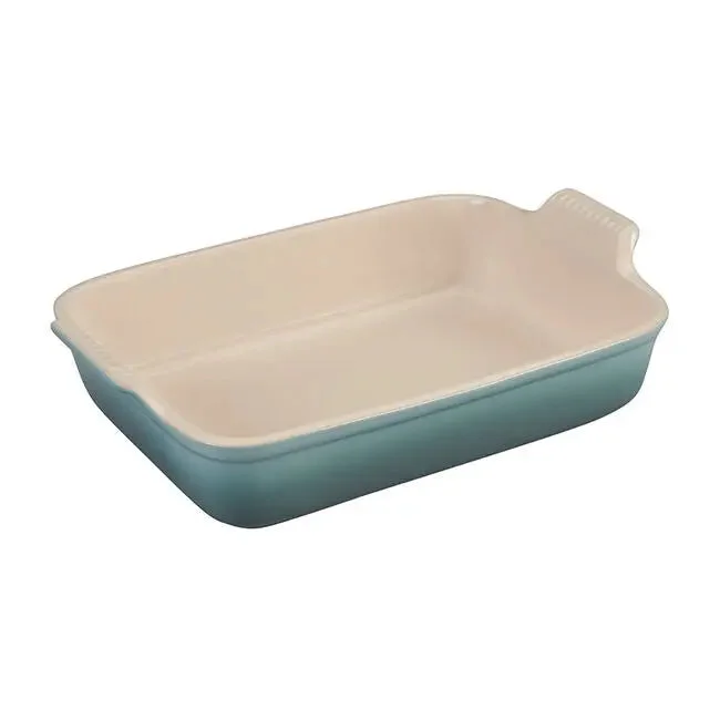 Le Creuset Heritage 4QT Rectangular Dish - Sea Salt