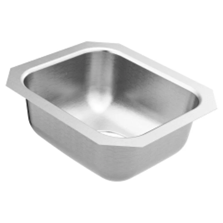 Bar Sink 2000 Series 14-1/2 x 12-1/2 Inch 5-1/2 Inch Single Bowl Center Drain