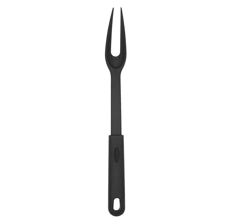 Professional Heat Resistant Plastic Nylon Cooking Fork, Black