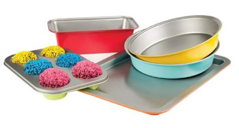 Culinary Edge 5 pc Color Bakeware Set